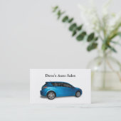 自動車販売店 名刺 (スタンド正面)