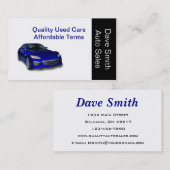 自動車販売店 名刺 (正面/裏面)