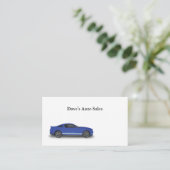 自動車販売店 名刺 (スタンド正面)