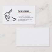 自動車販売店 名刺 (正面/裏面)