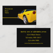 自動車販売店 名刺 (正面/裏面)