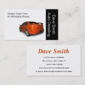 自動車販売店 名刺 (正面/裏面)