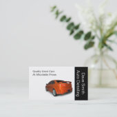 自動車販売店 名刺 (スタンド正面)