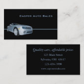自動車販売店 名刺 (正面/裏面)