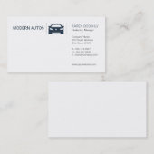 自動車販売店 | 自動メンテナンス 名刺 (正面/裏面)