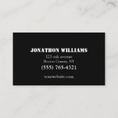 自動車販売店 – 自動車販売関連の名刺 名刺 (裏面)