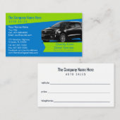 自動車販売店 – 自動車販売関連の名刺 名刺 (正面/裏面)