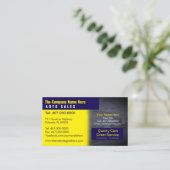 自動車販売店 – 自動車販売関連の名刺 名刺 (スタンド正面)