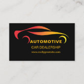 自動車販売店QRコード 名刺 (正面)