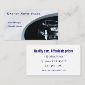 自動車販売業名刺 名刺 (正面/裏面)