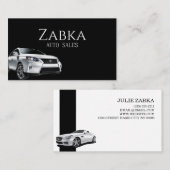 自動車販売販売店 名刺 (正面/裏面)