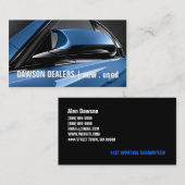 自動車販売、ディーラー、車の名刺 名刺 (正面/裏面)