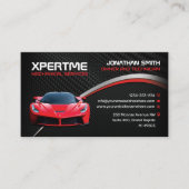 自動車販売、自動車修理、自動車修理、整備士工事 名刺 (正面)