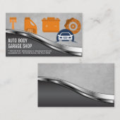 自動車車庫 | 自動車サービス 名刺 (正面/裏面)