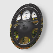 自動車輪2壁時計オプション ラージ壁時計 (傾斜)