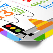 自動車輸送第1号誕生日看板ポスター ポスター (角)