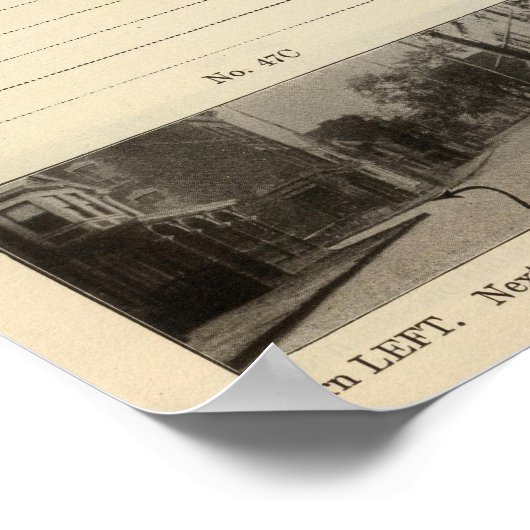 自動車道路， NY ポスター (角)