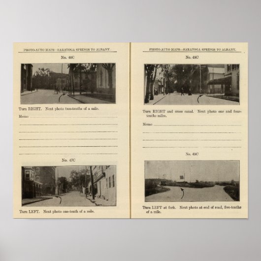 自動車道路, NY ポスター (正面)