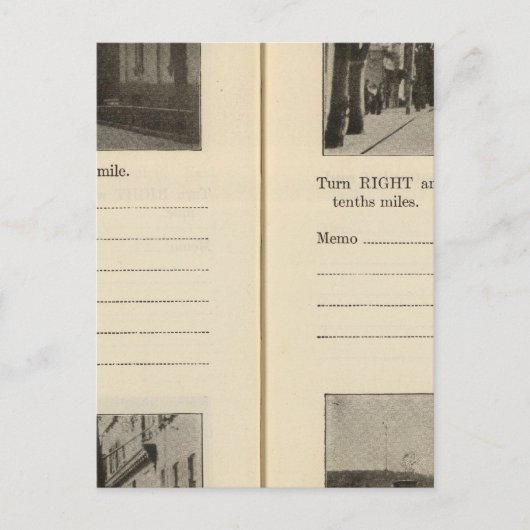 自動車道路， NY ポストカード (正面)