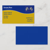 自動車部品およびサービス 名刺 (正面/裏面)