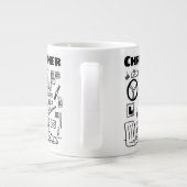 自動車部品および自動車付属品の販売者 ジャンボコーヒーマグカップ (裏面)