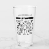 自動車部品または自動車部品小売業者（名前） タンブラーグラス (裏面)