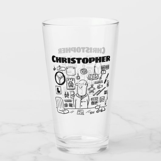 自動車部品または自動車部品小売業者(名前) タンブラーグラス (裏面)