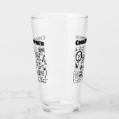 自動車部品または自動車部品小売業者（名前） タンブラーグラス (左)