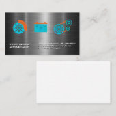 自動車部品サービス | 金属工業 名刺 (正面/裏面)