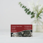 自動車部品及びサルベージヤード 名刺 (スタンド正面)