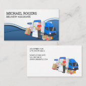 自動車配送サービス | Courierドライバ 名刺 (正面/裏面)