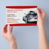 自動車 チラシ (ハンドル)