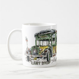 自動車: 荒廃させた車 コーヒーマグカップ