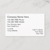 自動転送名刺 名刺 (裏面)