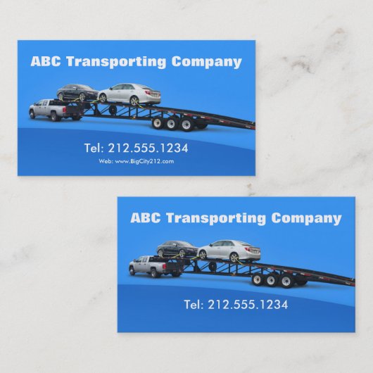 自動輸送車運搬ロジスティクス 名刺 (正面/裏面)