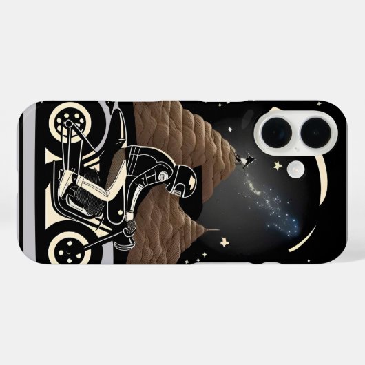 自動運転士と冒険家 Case-Mate iPhoneケース (裏面 (横))