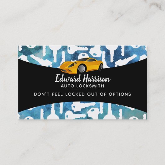 自動錠前屋の名刺 名刺 (正面)