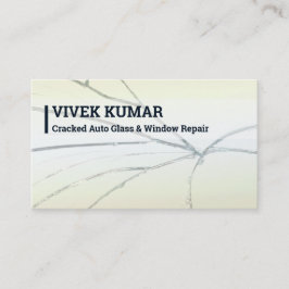 自動風防の車のガラス修理QR 名刺