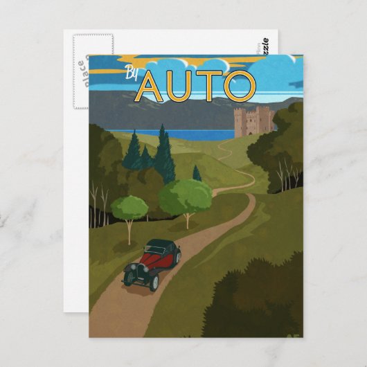 自動 ポストカード (正面/裏面)