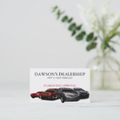 自動、自動車、ディーラー販売店の名刺 名刺 (スタンド正面)