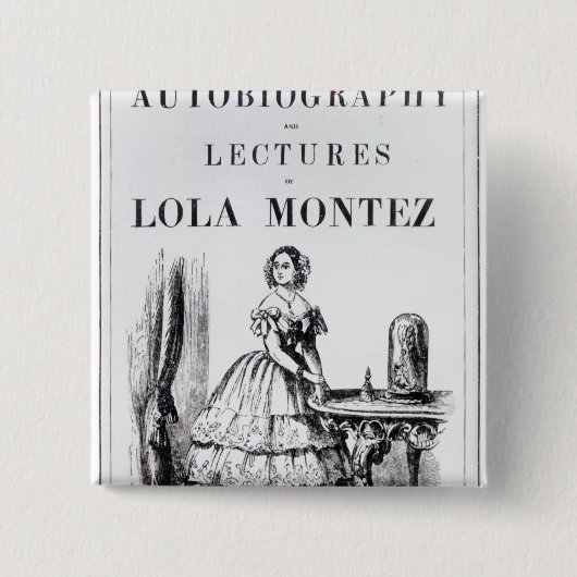 「自叙伝へのFrontispiece 缶バッジ (正面)