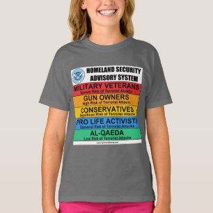 自国の保安の状況報告 Tシャツ