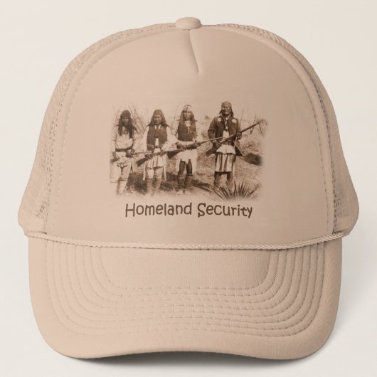 自国の保安アパッシュ キャップ (正面)