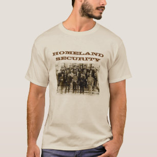 自国の保安メンズワイシャツ Tシャツ
