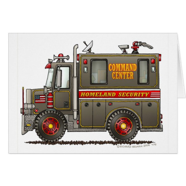 自国の保安命令トラック (正面横)