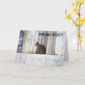 自国の保安 カード (黄色い花)