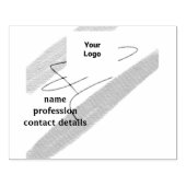 自墨加工ゴム印 ラバースタンプ (インプリント)