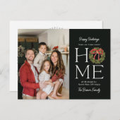 自宅あいさつ文の引越し案内はがき シーズンポストカード (正面/裏面)