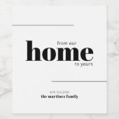 自宅からステッカーまで ワインラベル (シングルラベル)