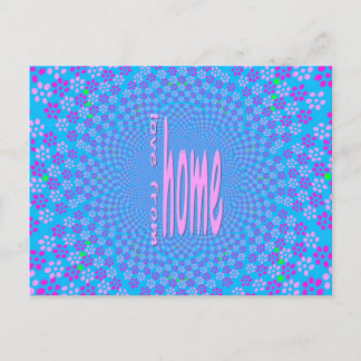 自宅から愛を送る ポストカード